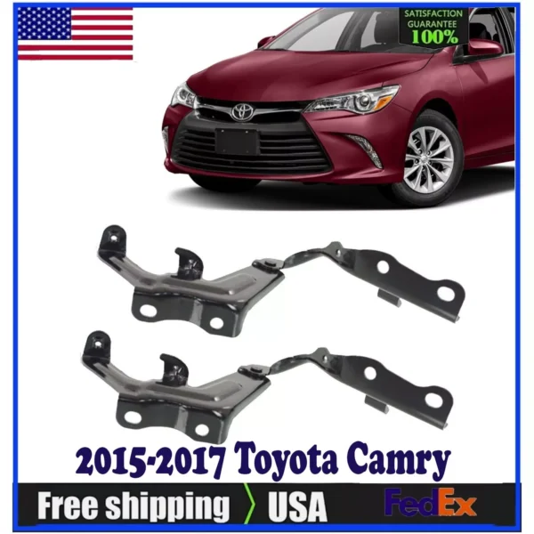 Hood Hinge Set For 2015-2017 Toyota Camry Driver And Passenger Side 5341006320.