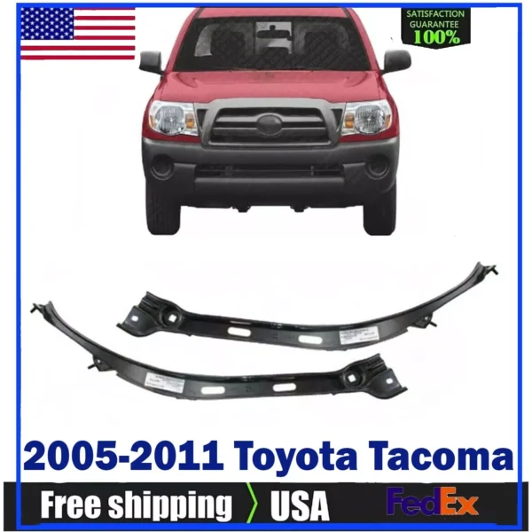Front Bumper Outer Brackets Right & Left Side For 2005-2011 Toyota Tacoma.