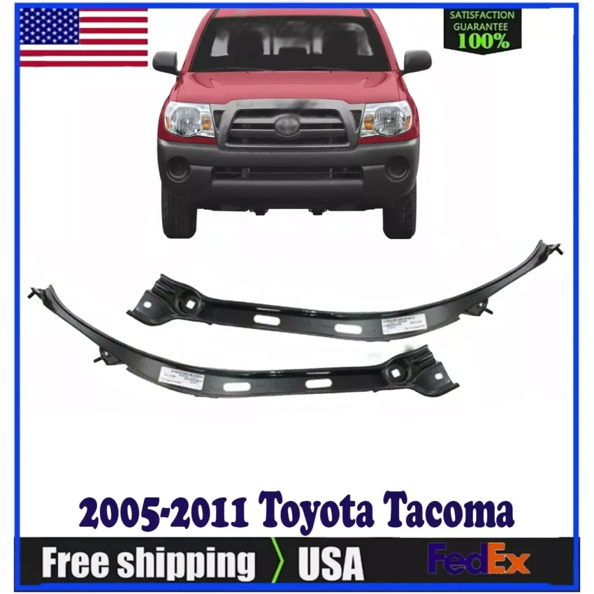 For 2005-2011 Toyota Tacoma Front Bumper Outer Brackets.