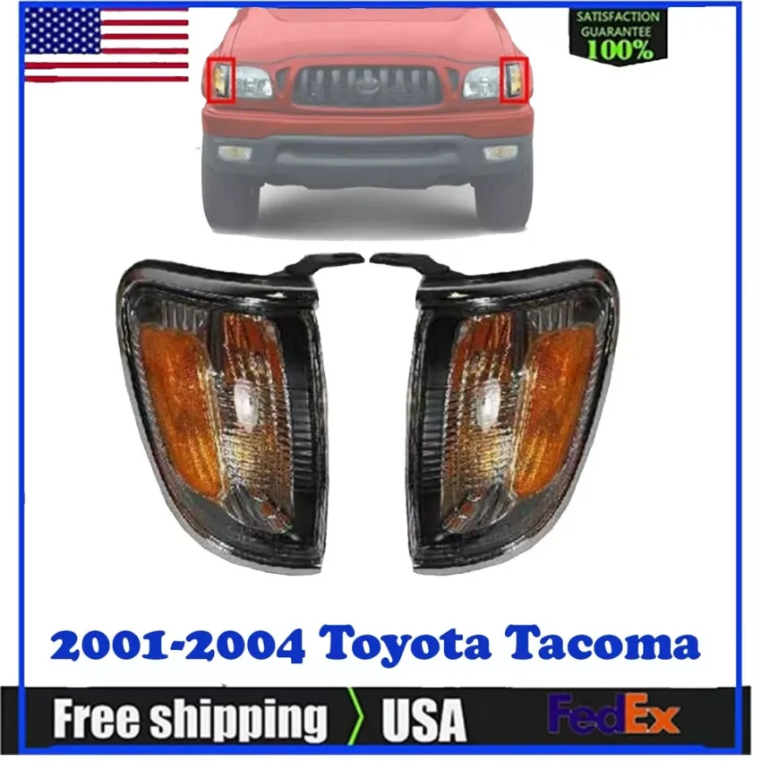 Left And Right With Bulbs Code 1c8 Corner Light Set For Toyota Tacoma 2001-2004.
